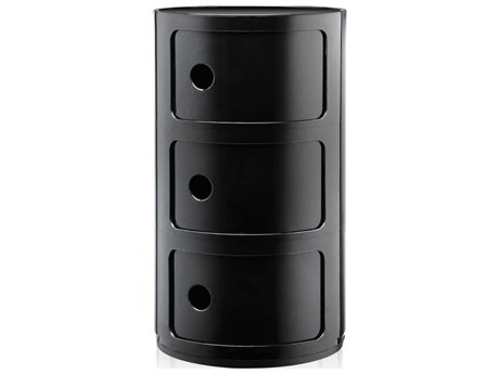 Kartell Outdoor Componibili Black Storage Rack