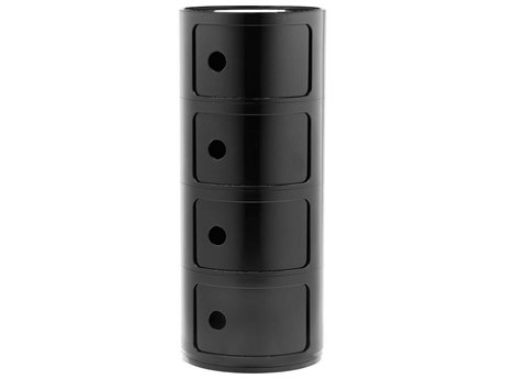 Kartell Outdoor Componibili Black Storage Rack