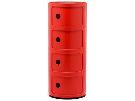 Kartell Outdoor Componibili Red Storage Rack
