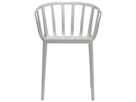 Kartell Outdoor Venice Gray Resin Dining Arm Chair
