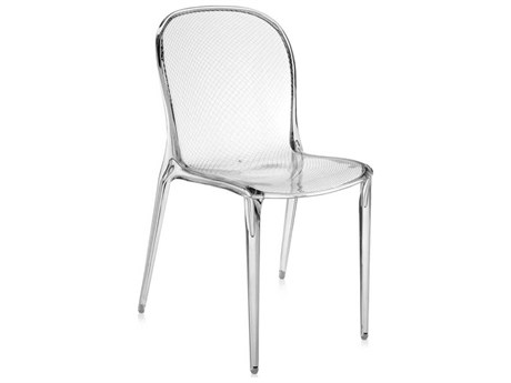Kartell Outdoor Thalya Transparent Crystal Resin Dining Chair