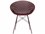 Kartell Outdoor Smatrik Steel Plum Dining Chair  KAO5836PR