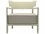 Kartell Outdoor Cara Pale Green / Beige Resin Cushion Lounge Chair  KAO58442I