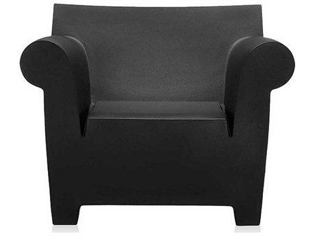 Kartell Outdoor Bubble Black Resin Lounge Chair