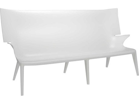 Kartell Outdoor Uncle Jack White Polypropylene Sofa