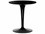 Kartell Outdoor Tip Top Black Glass / Transparent Resin 19'' Wide Round End Table  KAO8605VN
