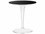 Kartell Outdoor Tip Top White Glass / Transparent Resin 19'' Wide Round End Table  KAO8605VB