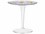 Kartell Outdoor Tip Top Dinosaur Print Resin 19'' Wide Round End Table  KAO8610BB