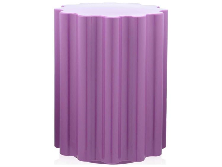Kartell Outdoor Colonna Purple Resin Dining Chair