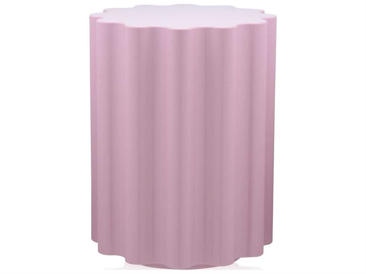 Kartell Outdoor Colonna Pink Fabric Resin Dining Chair