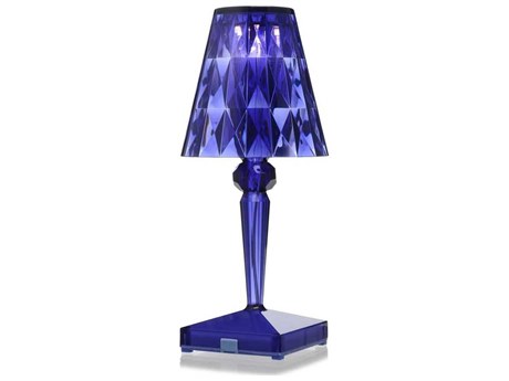 Kartell Outdoor Battery Transparent Light Blue Table Lamp