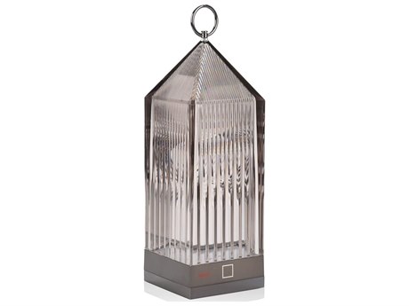Kartell Outdoor Lantern Smoke Grey Light