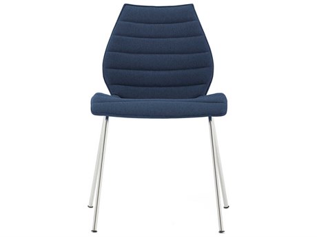 Kartell Maui Silver Upholstered Computer Office Chair  (Sold in 2)