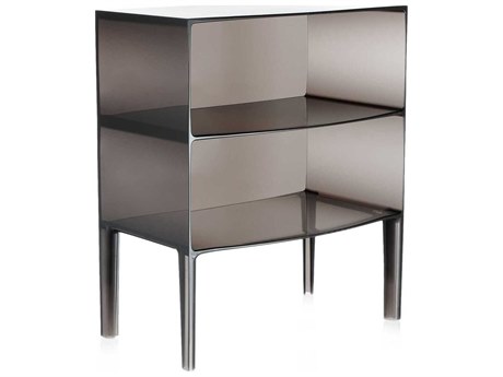 Kartell Ghost Buster Rectangular Plastic Smoke End Table