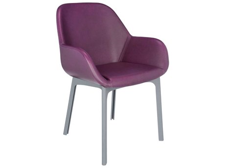 Kartell Clap Gray Arm Dining Chair