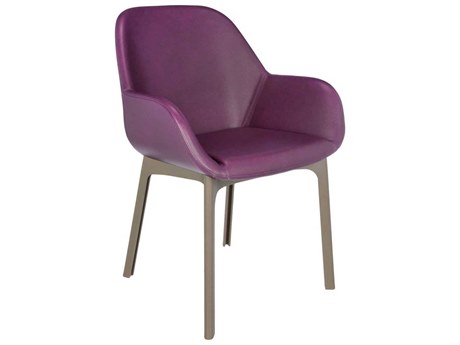 Kartell Clap Gray Arm Dining Chair