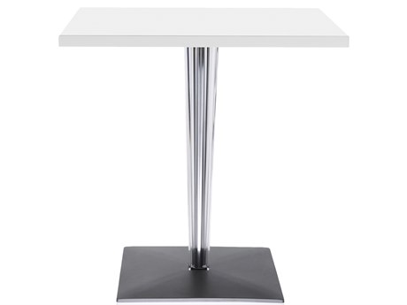 Kartell Toptop Square Plastic White Top Dining Table