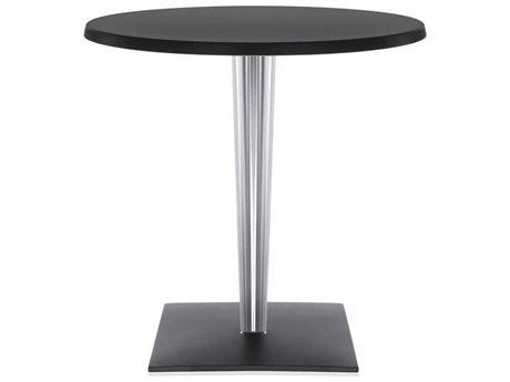 Kartell Toptop For Dr Yes Round Plastic Black Dining Table