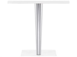 Kartell Toptop Square Plastic White Dining Table | KAR421303