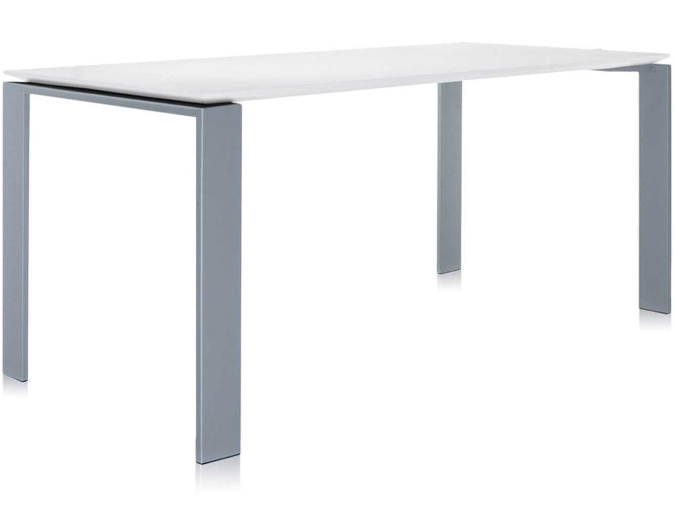 Kartell Four Rectangular Aluminum Dining Table