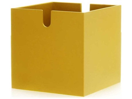 Kartell Polvara Yellow Modular Bookcase Stacking Cube