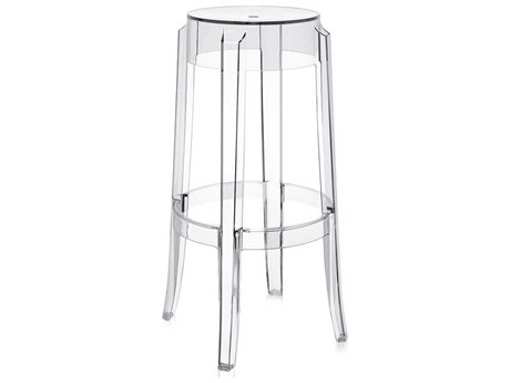 Kartell Charles Ghost Crystal Bar Stool  (Sold in 2)