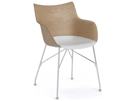 Kartell Q-wood Brown Computer Office Chair