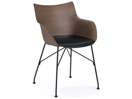 Kartell Q-wood Brown Computer Office Chair
