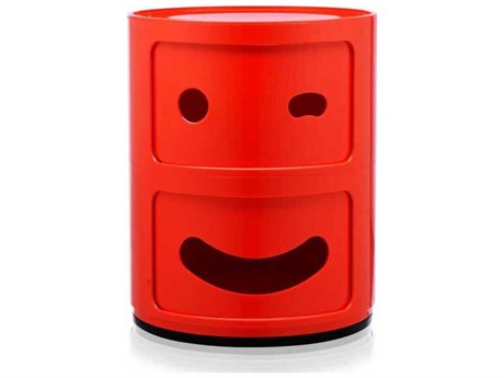 Kartell Componibili Smile Red "ink" File Cabinet