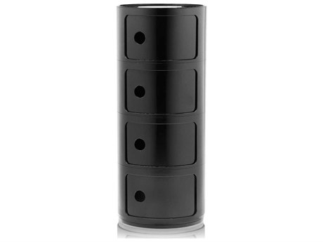 Kartell Componibili Black File Cabinet