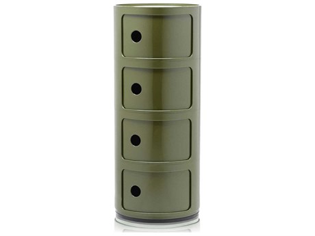 Kartell Componibili Green File Cabinet