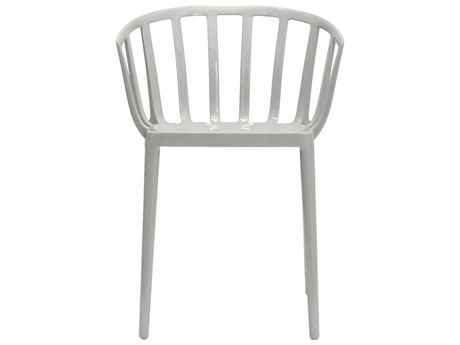 Kartell Venice Gray Arm Dining Chair  (Sold in 2)