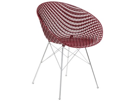 Kartell Smatrik Purple Arm Dining Chair  (Sold in 2)