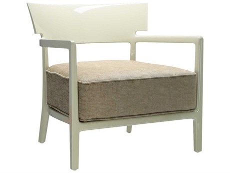 Kartell Cara Green Fabric Accent Chair