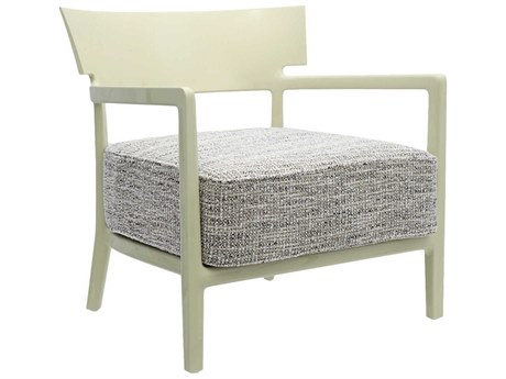 Kartell Cara Green Fabric Accent Chair