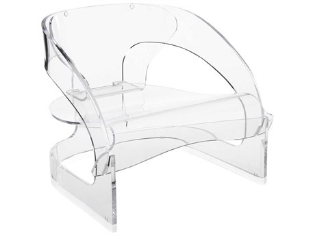 Kartell Joe Colombo Clear Accent Chair
