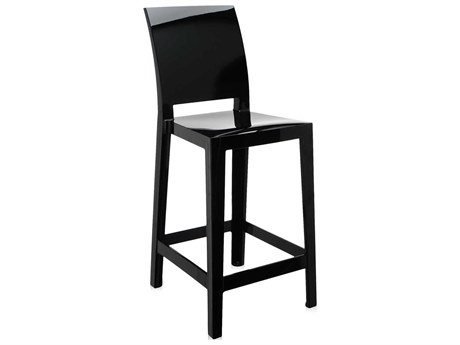 Kartell One More Please Black Counter Stool  (Sold in 2)