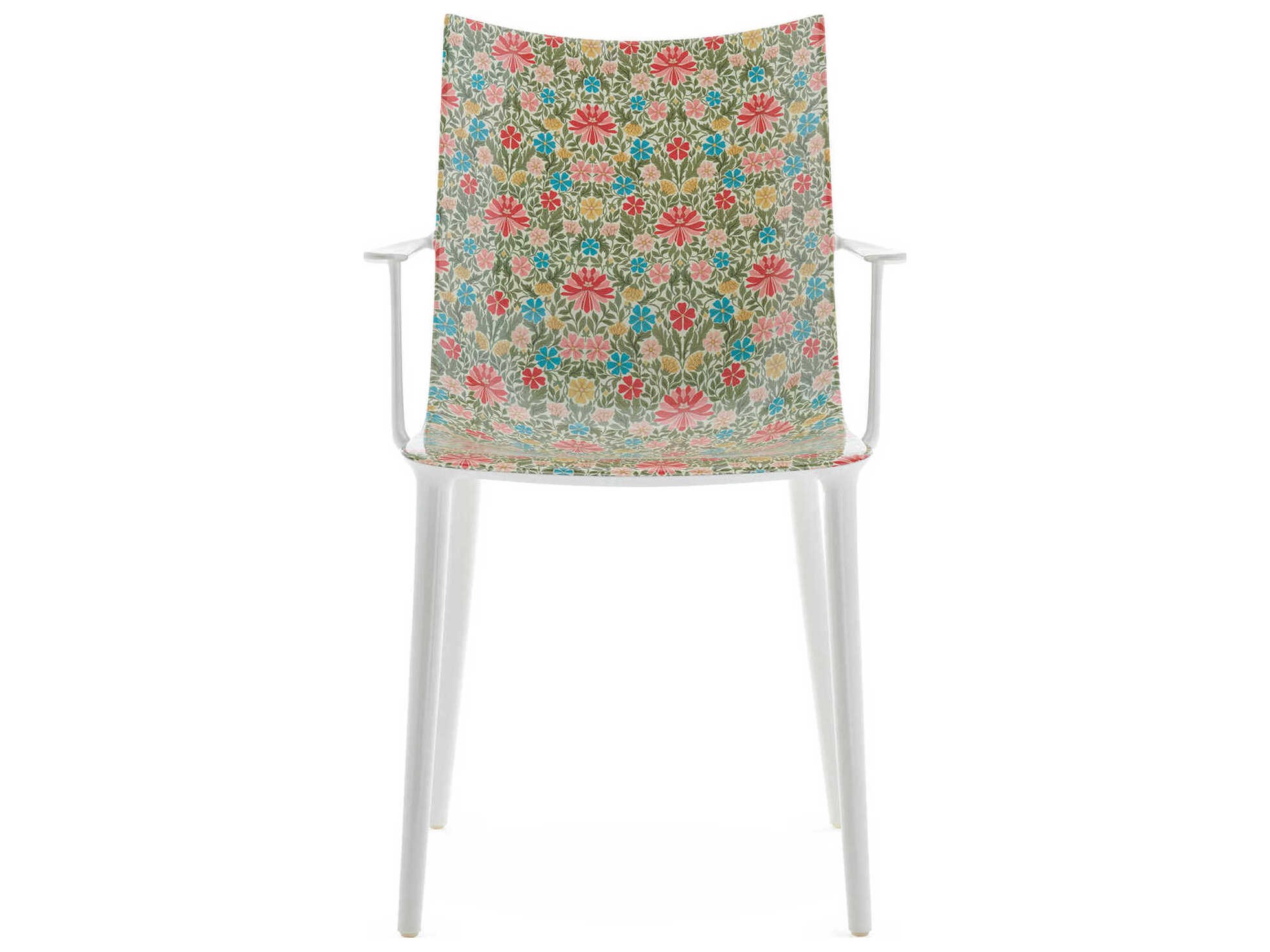 Kartell H.H.H. Upholstered Arm Dining Chair