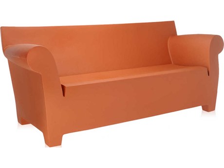 Kartell Bubble Club Ochre Orange Loveseat
