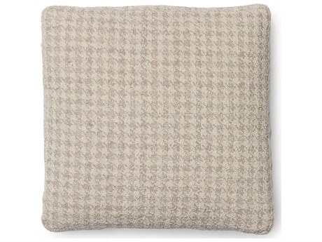 Kartell Largo Jacquard Beige 19" x 19" Pillow