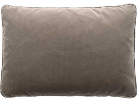 Kartell Largo Dove Gray Velvet 19" x 14" Pillow