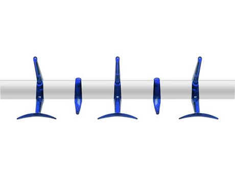 Kartell Hanger Cobalt Five Hook Wall Hanger