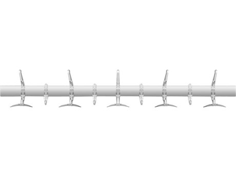 Kartell Hanger Crystal Nine Hook Wall Hanger