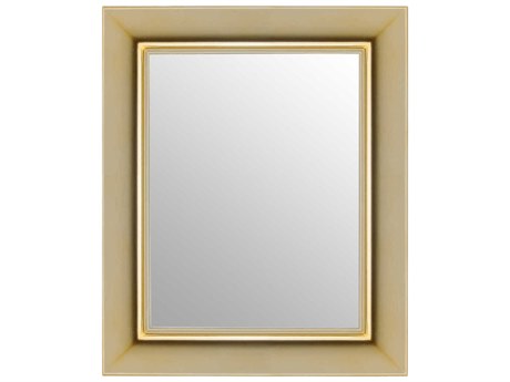 Kartell Francois Ghost Gold Rectangular Wall Mirror