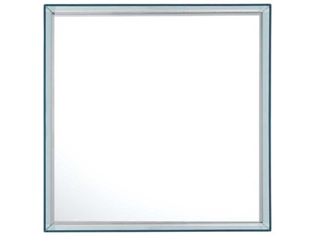Kartell Only Me Light Blue Square Wall Mirror