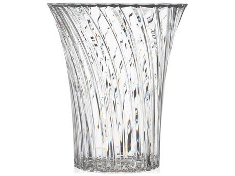 Kartell Sparkle Round Plastic Crystal End Table