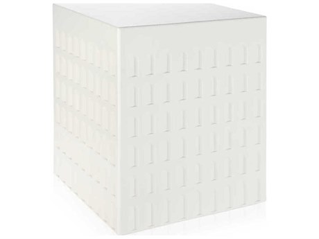 Kartell Eur White Accent Stool