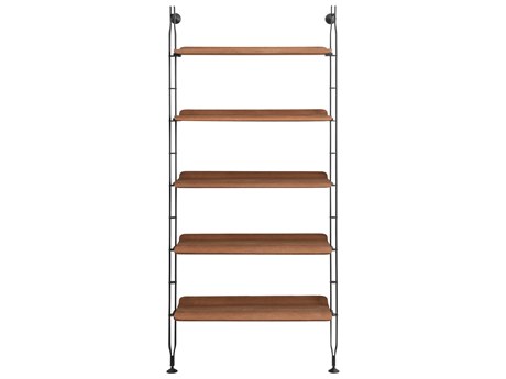 Kartell Adam Wood Dark Black Bookcase