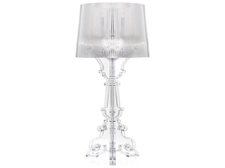 Kartell Bourgie Crystal Clear LED Buffet Lamp