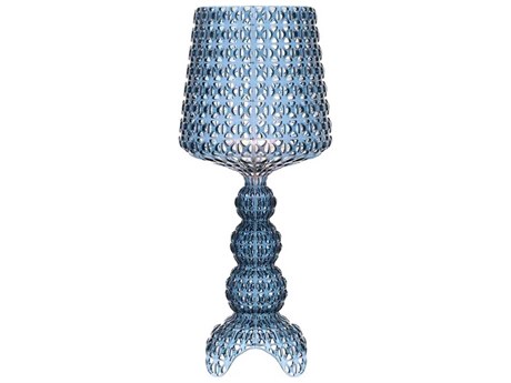 Kartell Mini Kabuki Light Blue LED Buffet Lamp